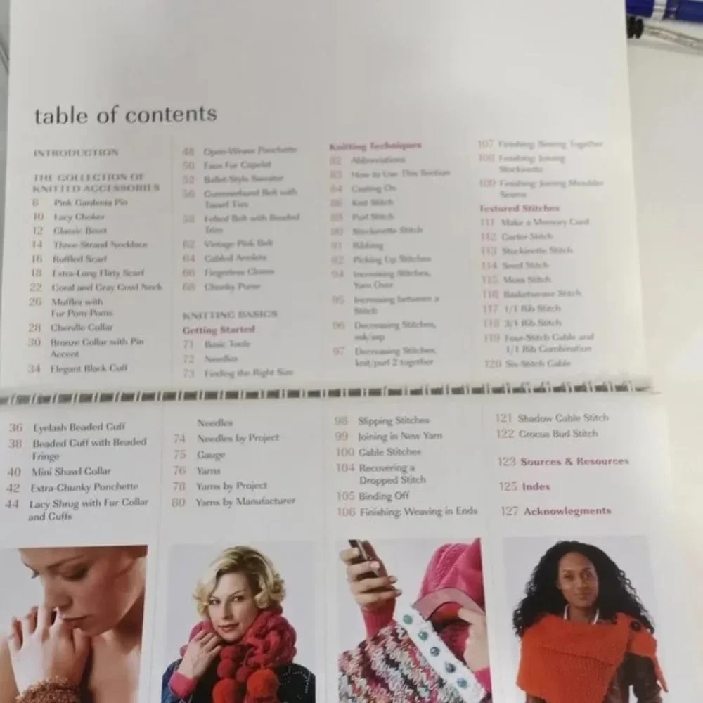 BOOK - #1082 - Hand Crafted Knit Style - Chic and Sexy Accessories